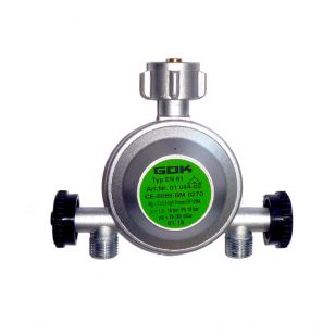 Регулятор давления газа GOK на 2 потребителя 1 кг/час 29(30) мбар